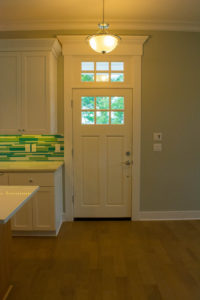 Coastal home front doorway