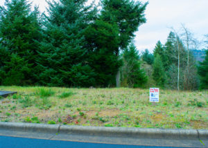 Pacific City sunset available vacant lot 77